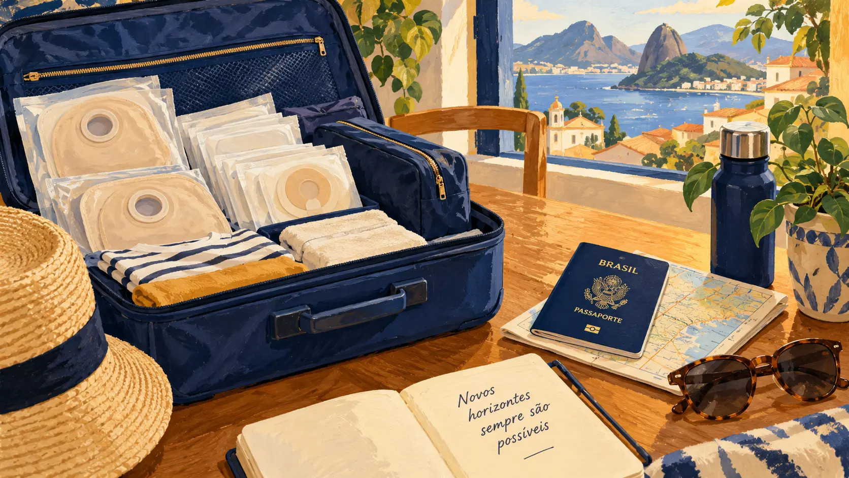 Viajar com estoma: o que organizar antes de sair?
