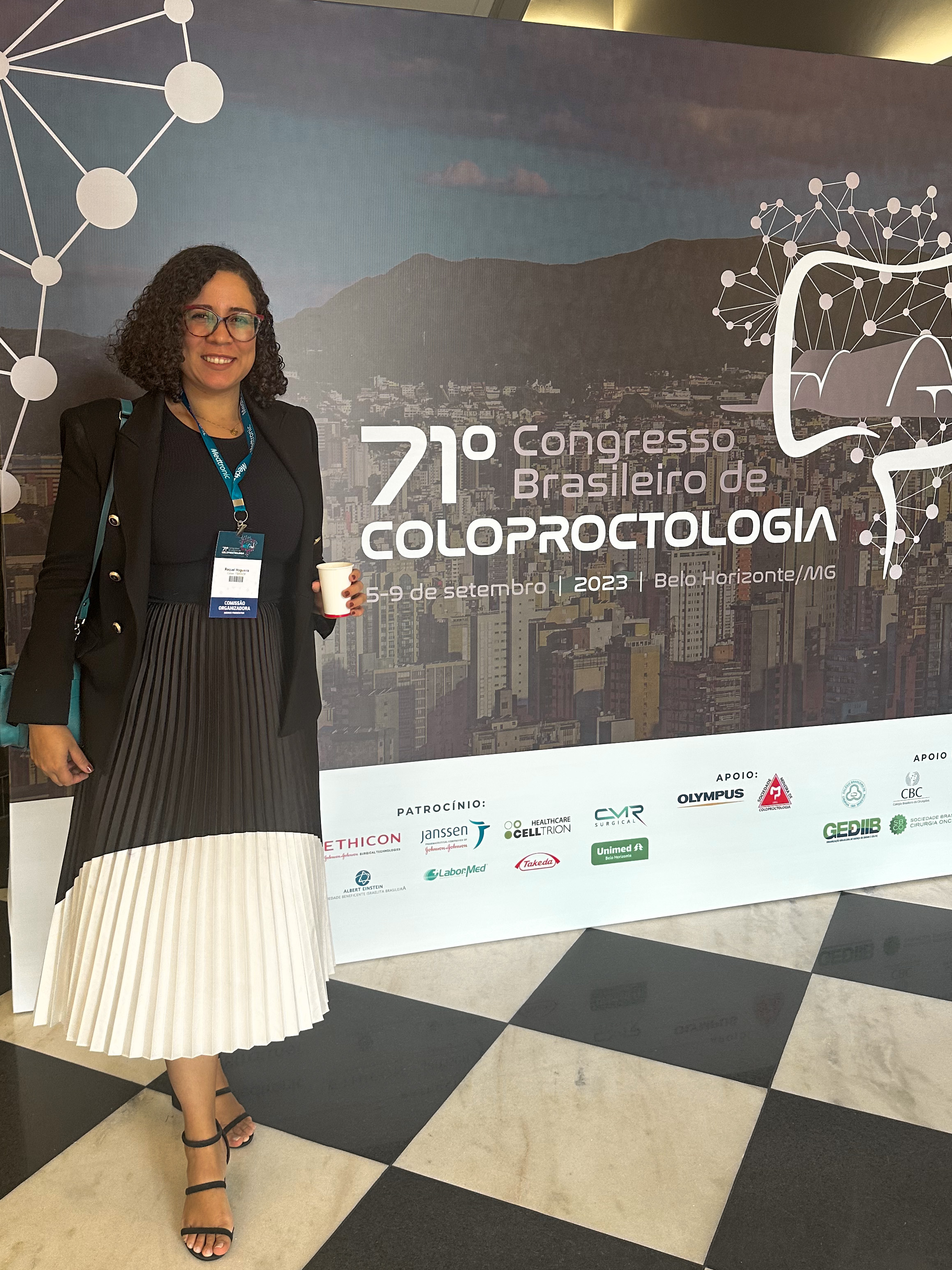 Dra. Raquel no 71º Congresso Brasileiro de Coloproctologia em Belo Horizonte